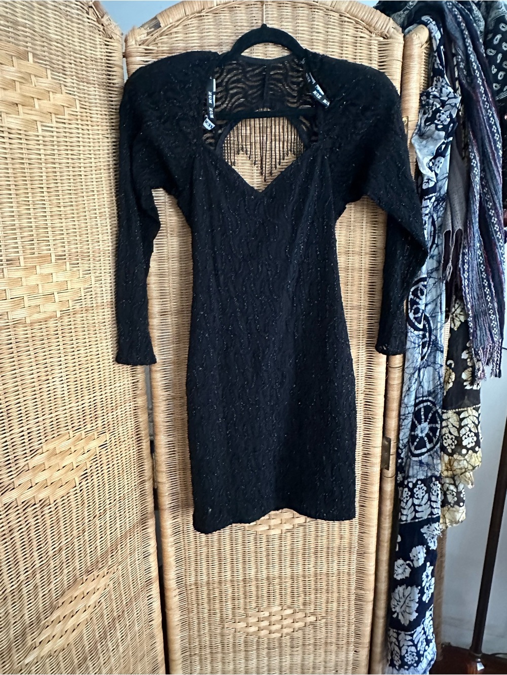 1980s Lace Long-Sleeve Bodycon Dress by Zum Zum